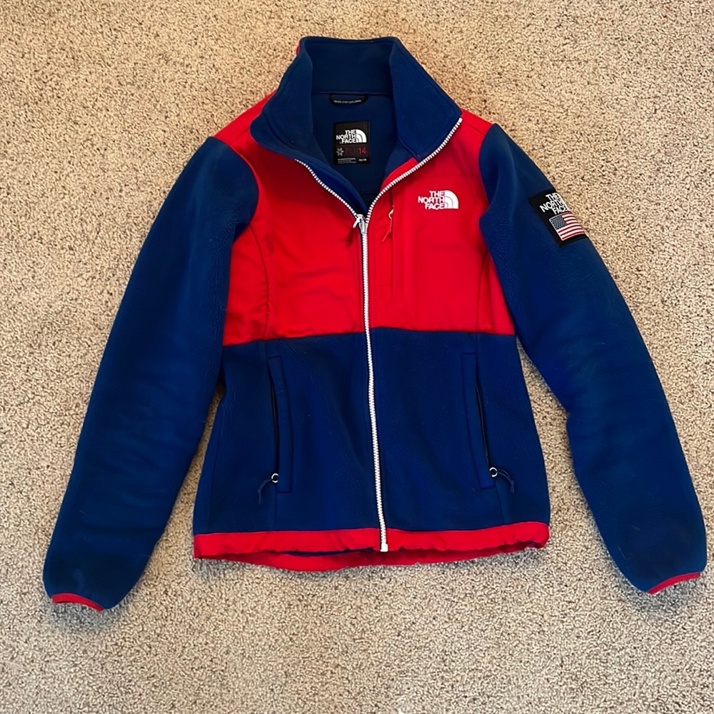 The North Face RU 14 Womens Jacket Size X-Small Sochi Olympics 2014 USA Polartec